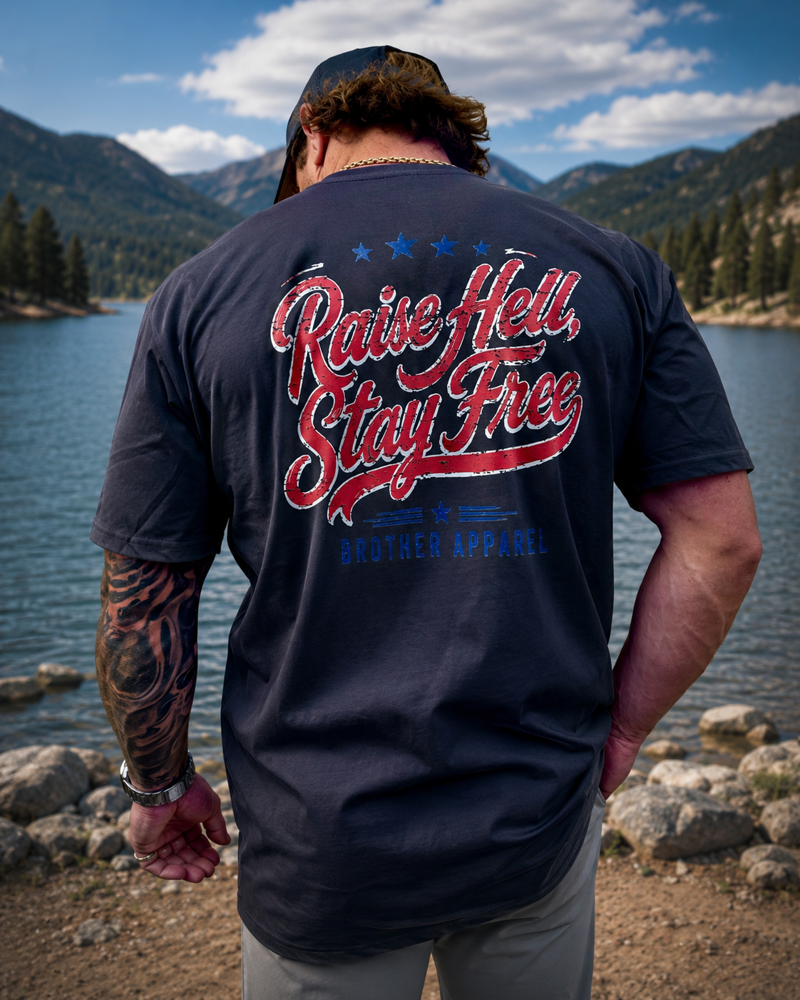 Raise Hell Stay Free Tee