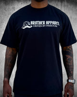 Front chest Heaven Sent tee – Veteran Owned Patriotic Apparel