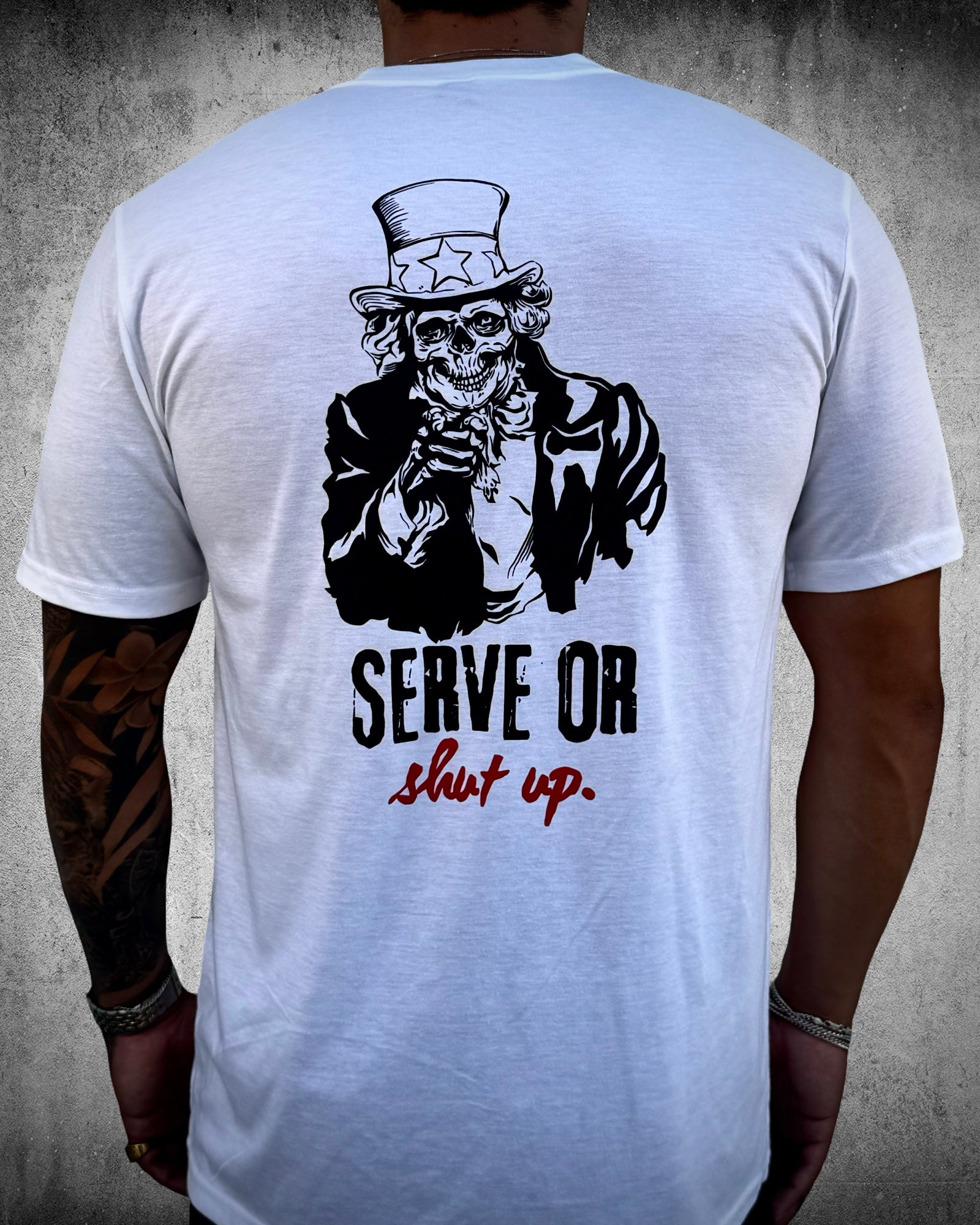Serve or Shut Up Patriotic T-Shirt | Brother Apparel