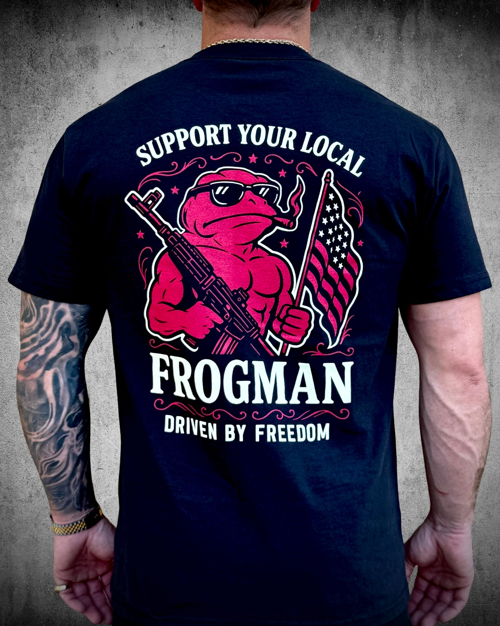 “Support your Local Frogman” Tee (Heavyweight)