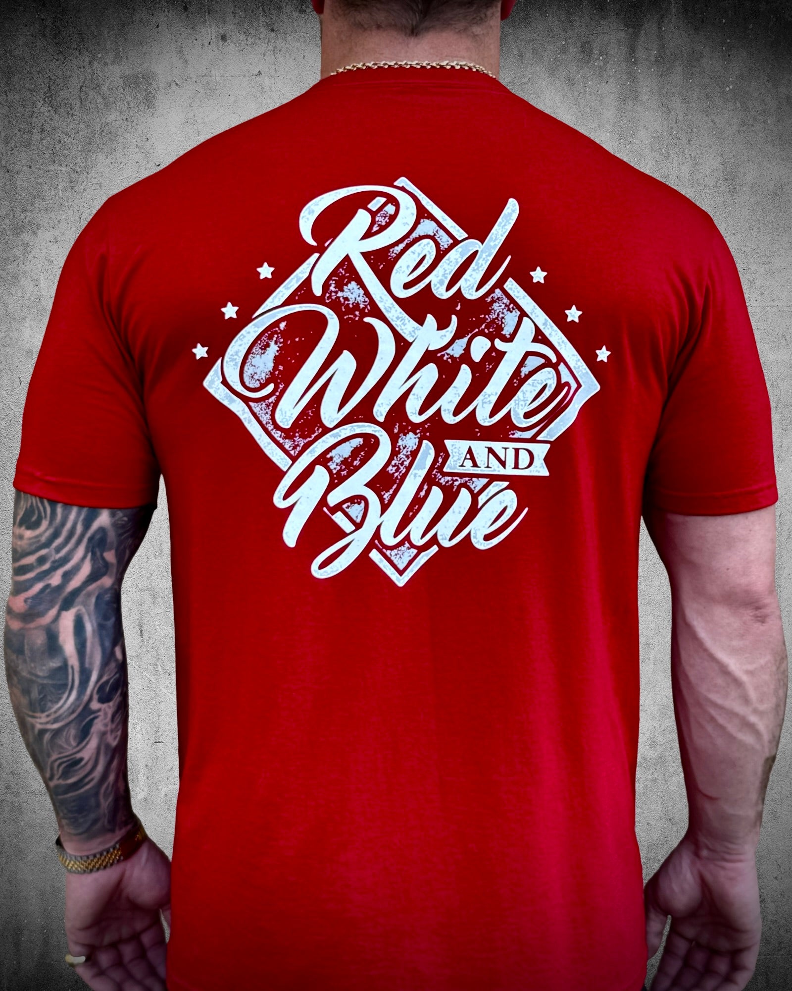 “Red White & Blue Through N Through” Tee