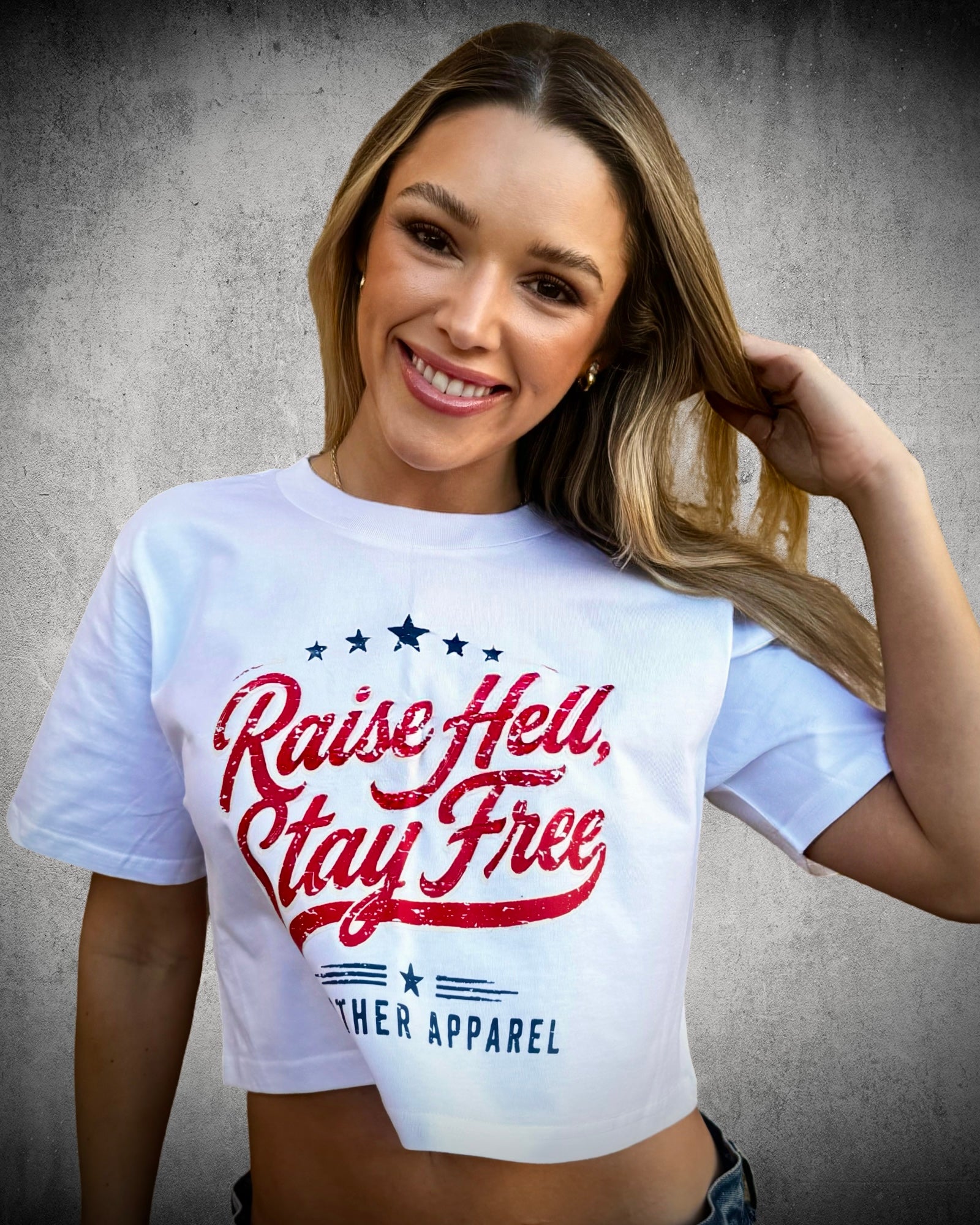 Raise Hell Crop Tee