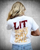 LIT Women’s White Heavyweight Crop