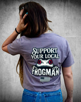 “SUPPORT YOUR LOCAL FROGMAN” Tee (Crop)