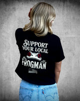 “SUPPORT YOUR LOCAL FROGMAN” Tee (Crop)