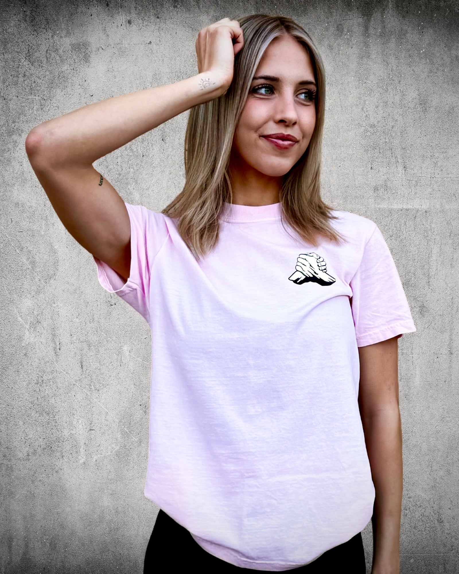 Support Your Local Frogman Pink Heavy Tee