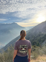 Support Your Local Frogman Shiitake Women’s Crop Top