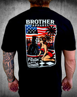 Flirtin' With Death Heavyweight Tee