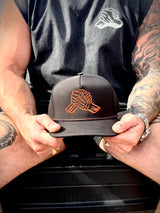 Black and Copper Hat