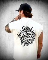 Red, White & Blue Muscle Tee
