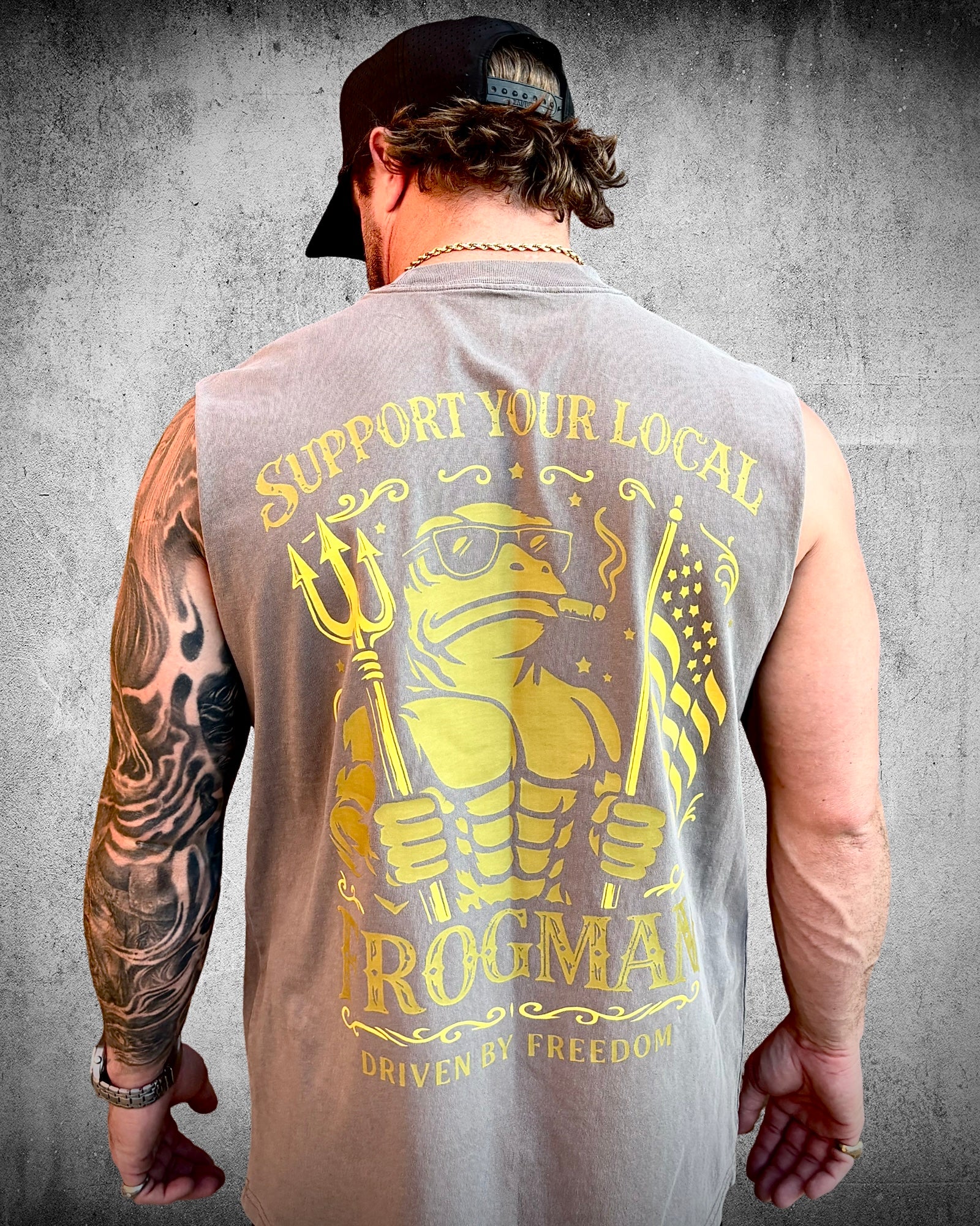 Support Your Local Frogman Tank